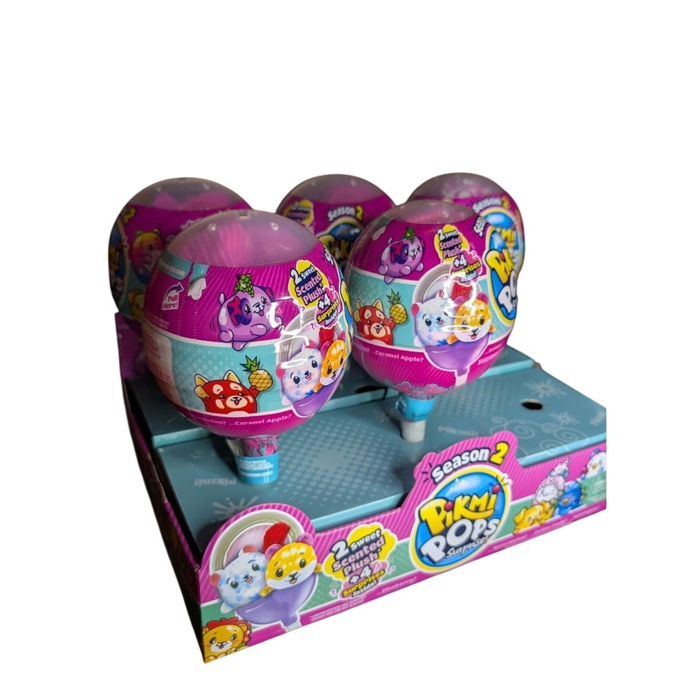 Pikmi Pops Surprise Season 2 Medium Lollipop 2 Scented Plush 5 Pack Moose Toys - Picture 2 of 5